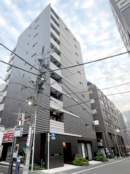 アクサス銀座アジールコートの外観