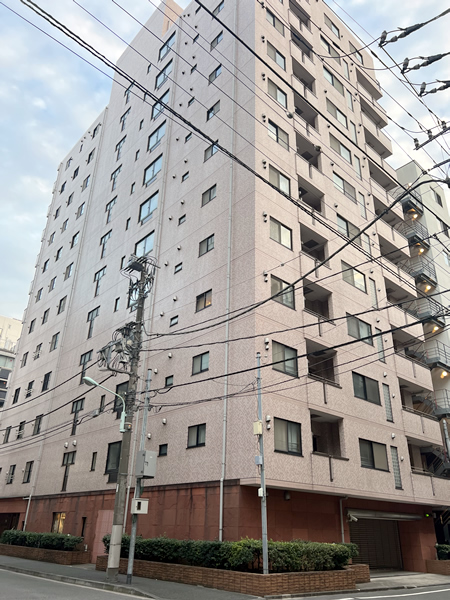 パロス新富町の外観