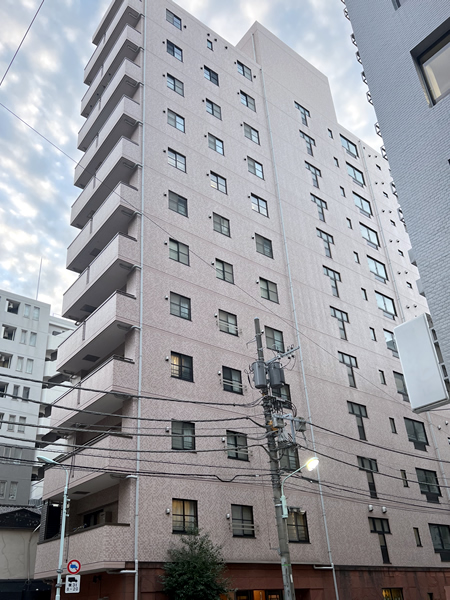 パロス新富町の外観