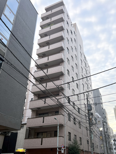 パロス新富町の外観