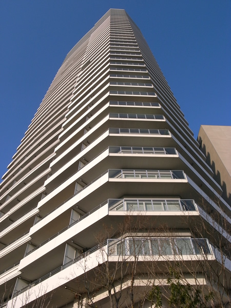 コットンハーバーマリナゲートタワーの外観