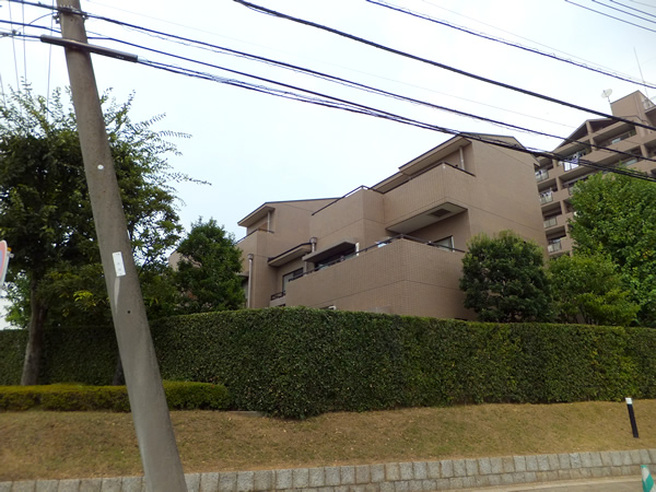 ヒルズアスパイア６号棟の外観