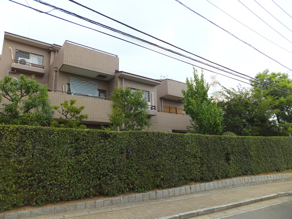 ヒルズアスパイア６号棟の外観