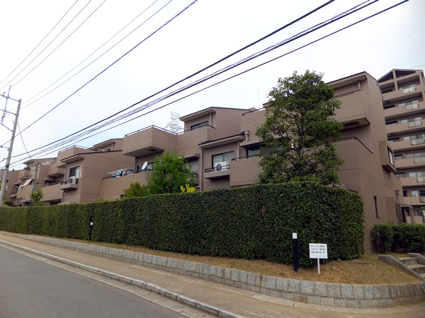 ヒルズアスパイア５号棟の外観