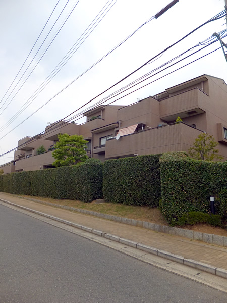 ヒルズアスパイア４号棟の外観