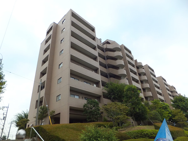 ヒルズアスパイア2号棟の外観