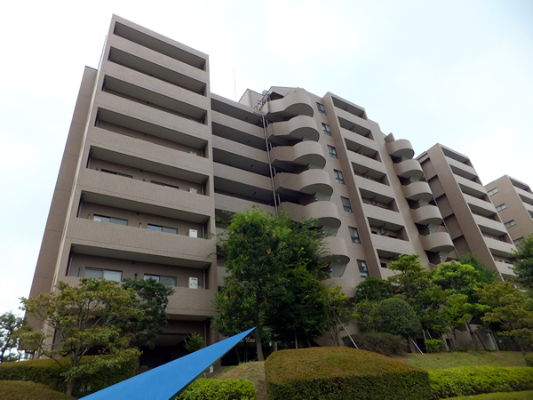 ヒルズアスパイア2号棟の外観