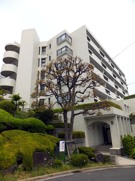 たまプラーザ美しが丘スカイマンションＢ棟の外観