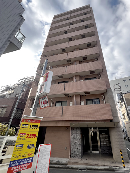 クレアシオン渋谷の外観