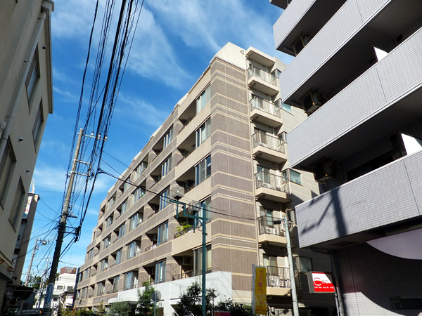 ブリリアパークサイド綱島の外観