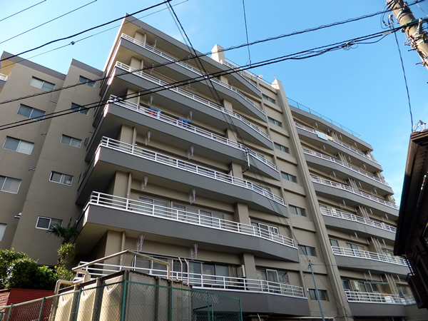 綱島マンションの外観