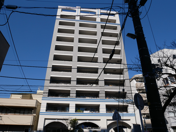 ラシェーナ平塚パークテラスの外観