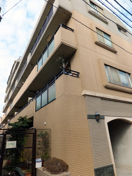 綱島南パークホームズ1番館の外観