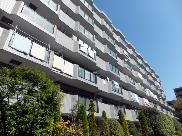 エンゼルパークハイツ綱島3番館の外観