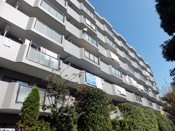 エンゼルパークハイツ綱島3番館の外観