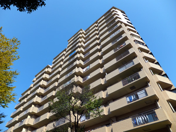 港北ガーデンヒルズA棟の外観