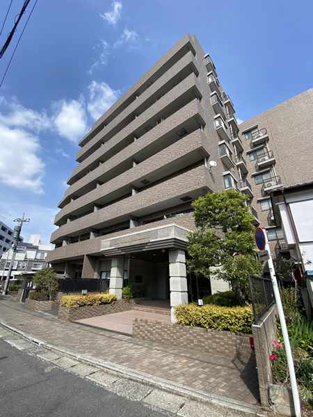 ライオンズマンション二子多摩川の外観