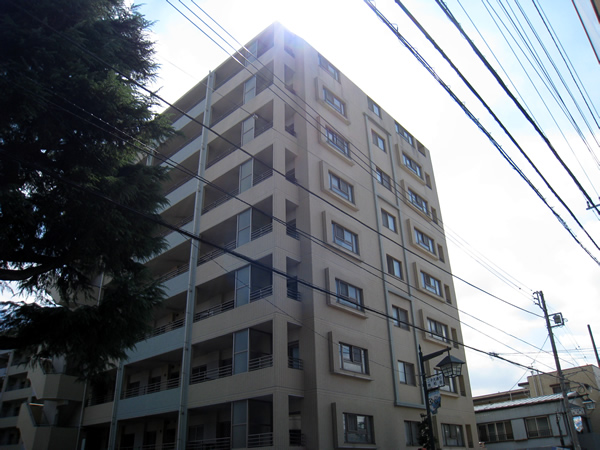 パークホームズ二子多摩川フェアアリーナの外観