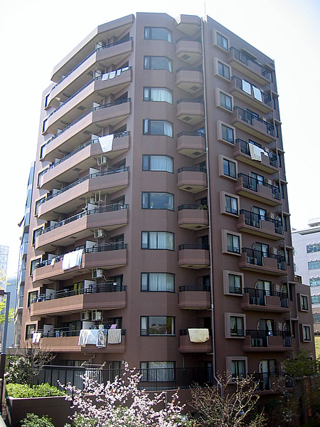 センター南パークハイツの外観