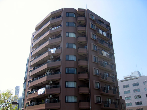 センター南パークハイツの外観