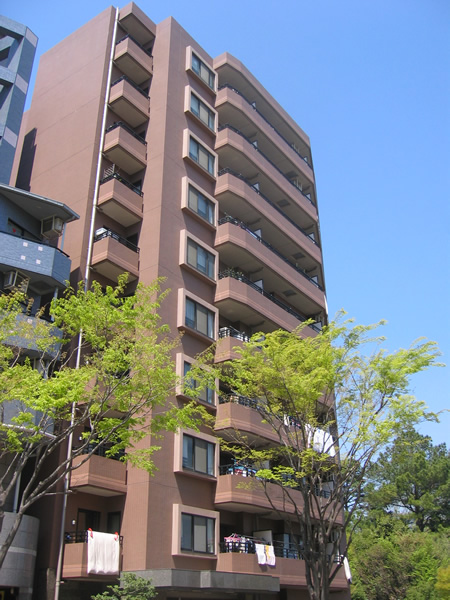 センター南パークハイツの外観