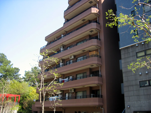 センター南パークハイツの外観