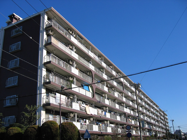 ルネ東林間A棟の外観