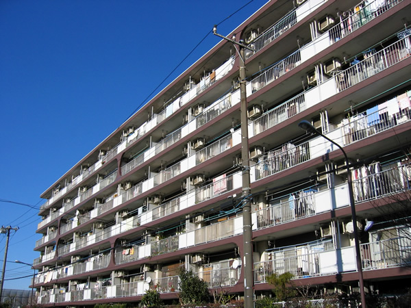 ルネ東林間A棟の外観