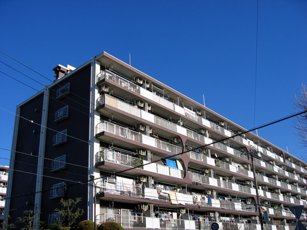 ルネ東林間A棟の外観