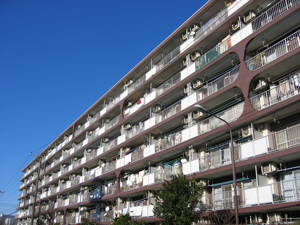 ルネ東林間A棟の外観