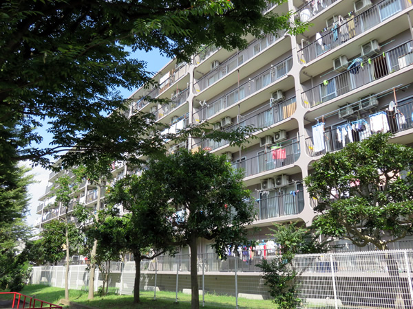 さがみ野サンハイツA棟の外観