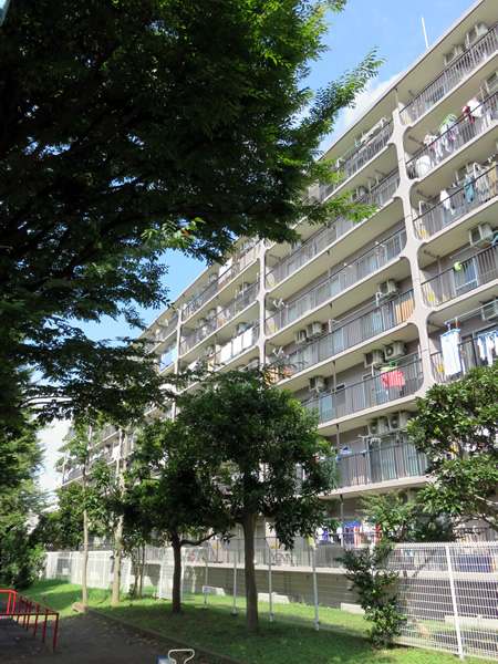 さがみ野サンハイツA棟の外観