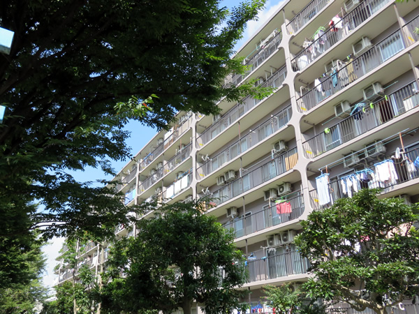 さがみ野サンハイツA棟の外観