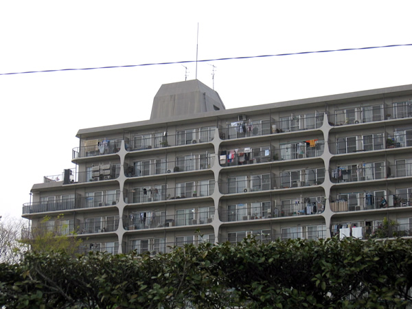 海老名スカイハイツの外観