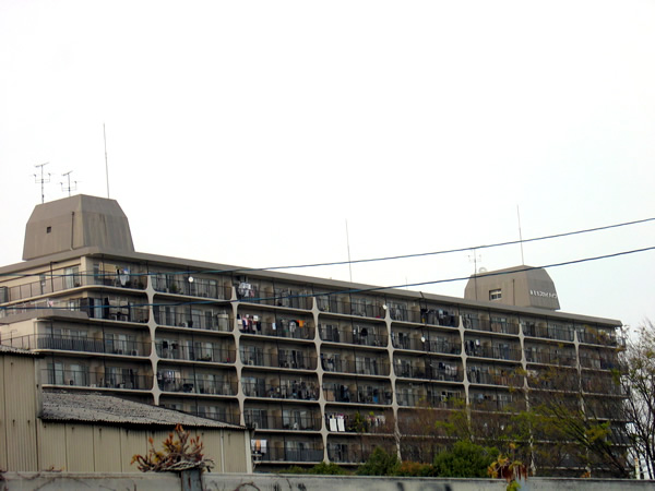 海老名スカイハイツの外観