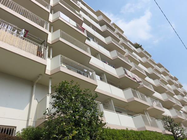 ドルフ青葉台1号棟の外観