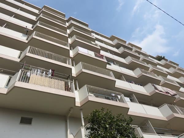 ドルフ青葉台1号棟の外観