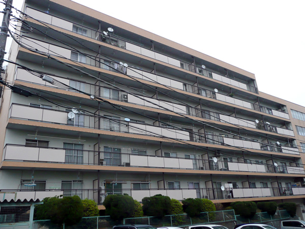 鷺沼東急アパートの外観