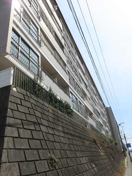 藤が丘パークハウスB棟の外観