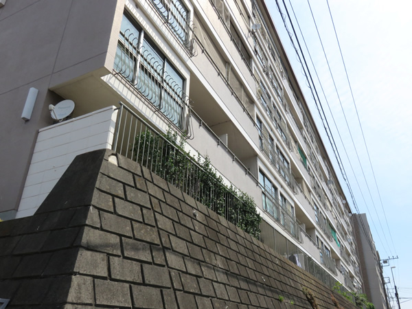 藤が丘パークハウスB棟の外観