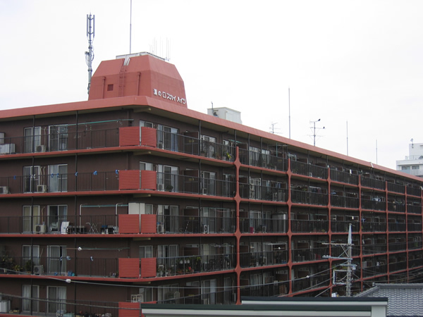 溝の口スカイハイツの外観