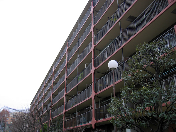 溝の口スカイハイツの外観