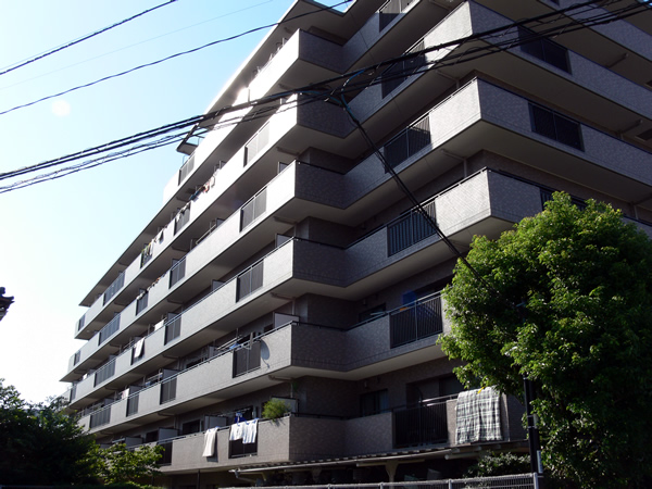 多摩川久地パークホームズの外観