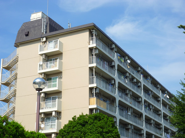 南林間ハイツの外観