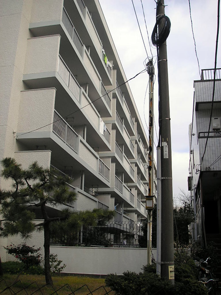 元住吉マンションの外観