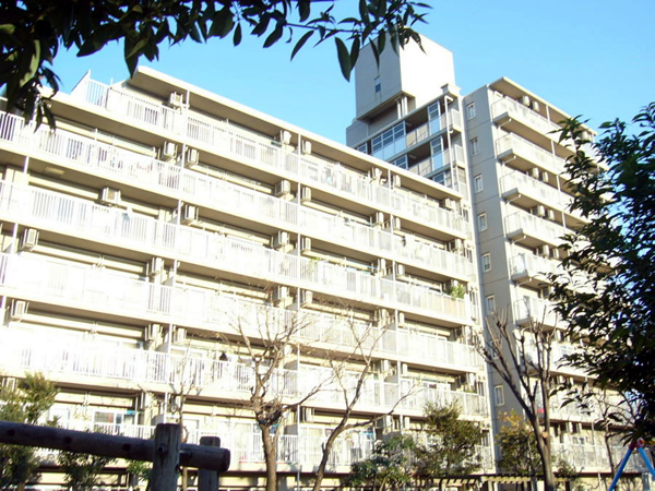 南林間ハイライズの外観