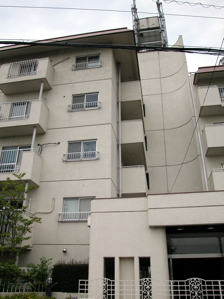 鷺沼スカイマンションの外観