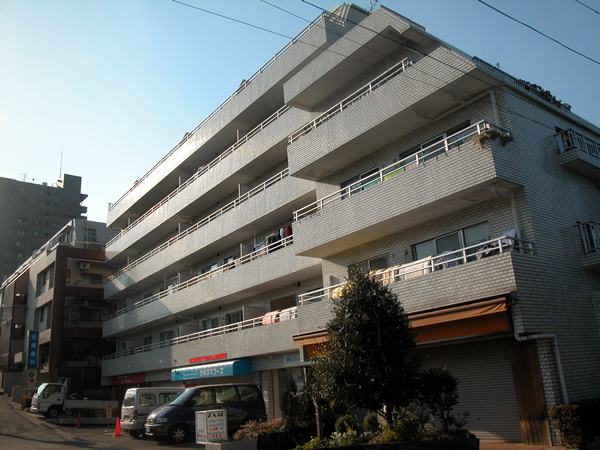 鷺沼プールサイドスカイマンションの外観