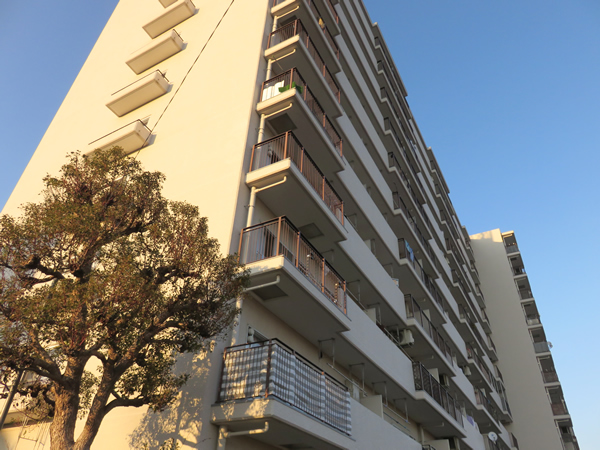 かしわ台パークハイツの外観