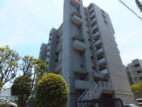 東急鷺沼スカイドエリングＡ棟の外観